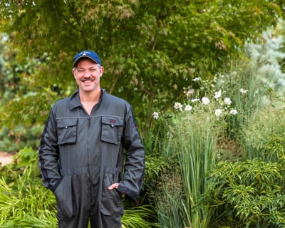 Will Young makes garden design debut at RHS Wisley Flower Show