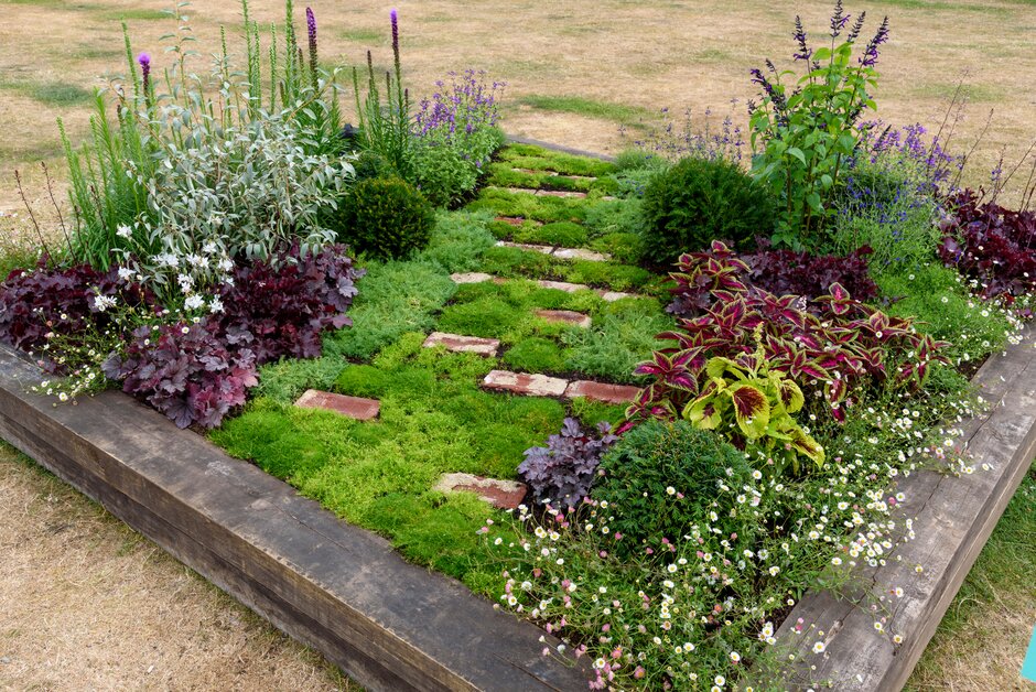 Green For Me Greener Border at RHS Tatton Park 2022