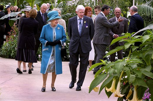 HM The Queen officially opens the Wisley Glasshouse