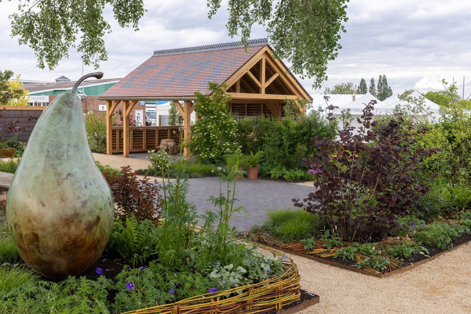 A feature garden