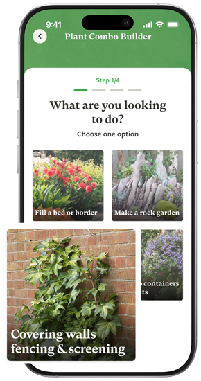 Screenshot of the RHS Grow Garden Planner.