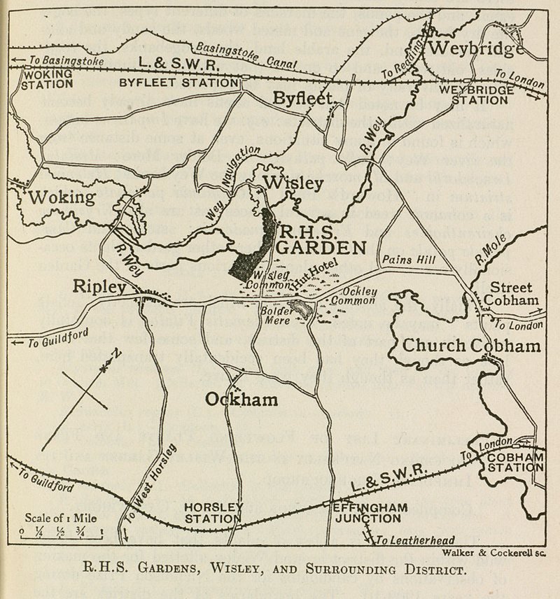 Wisley map c1910