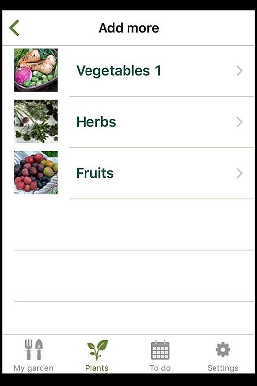 Add more plants to app
