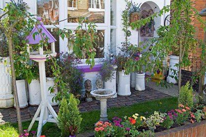 Attractive front gardens provide green inspiration