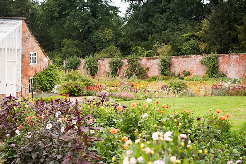 The walled garden at Kelmarsh Hall. Image: Sarah Vivienne