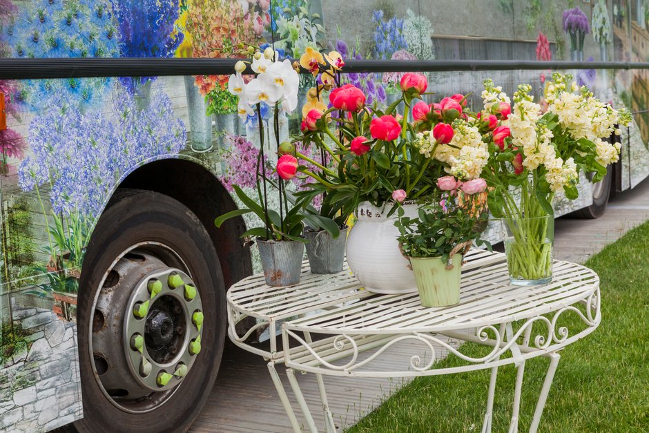 Flowerbus display