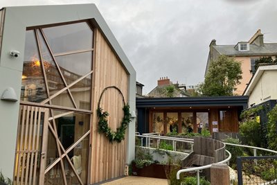 Curved walkway at The Gardeners’ House