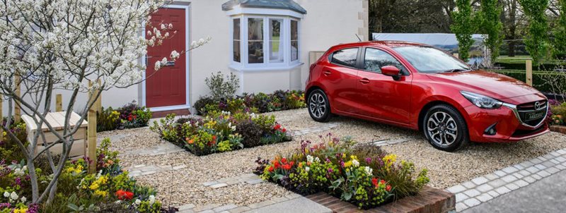 Front Gardens Plants Designs And Car, How Much Does It Cost To Convert Front Garden Driveway