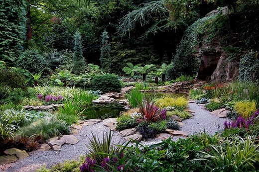 The rock garden, Wentworth Garden Centre and Historic Gardens