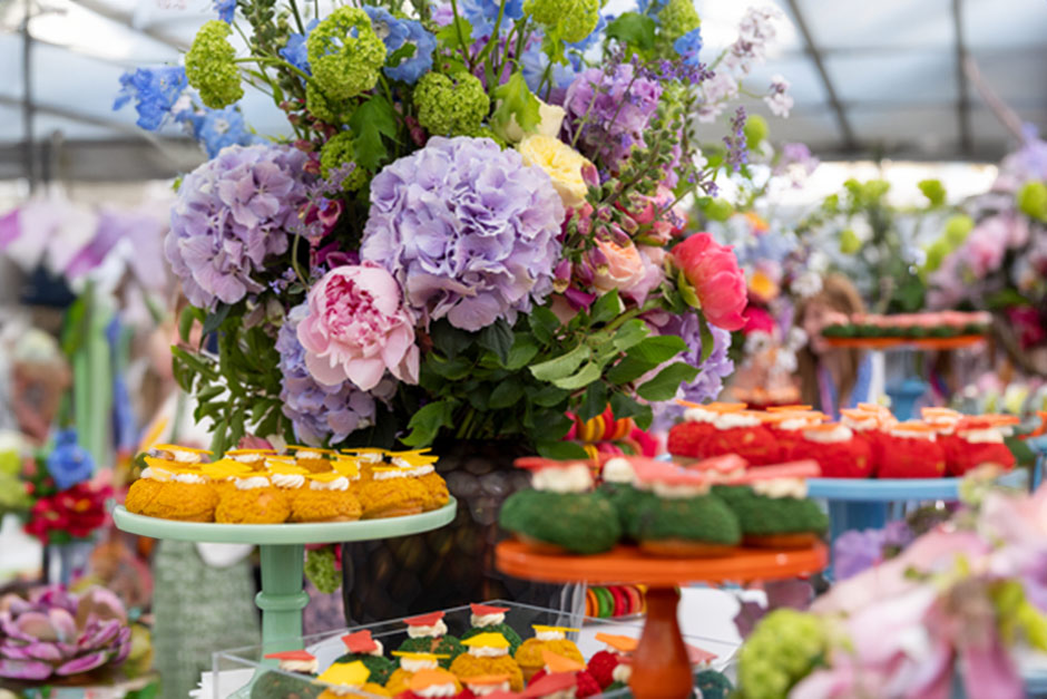 sachin and babi light blue dress What to wear: Chelsea Flower Show