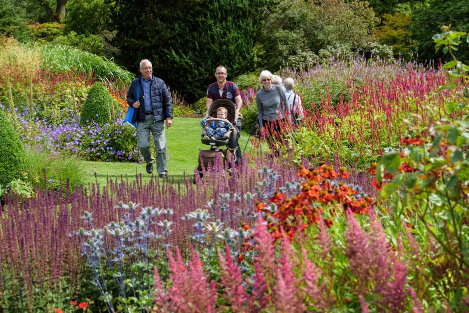 Enjoy waves of flower colour in the Main Borders at RHS Garden Harlow Carr