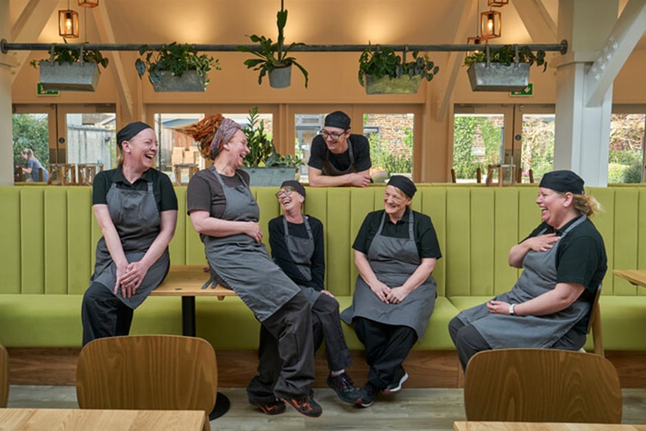 RHS Rosemoor restaurant staff