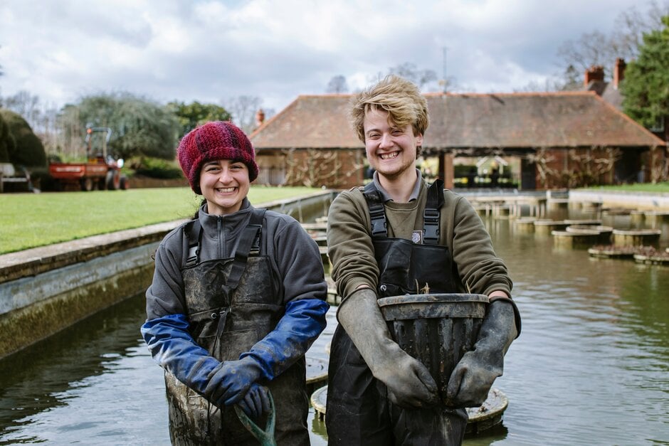 Horticultural apprentices at Wisley