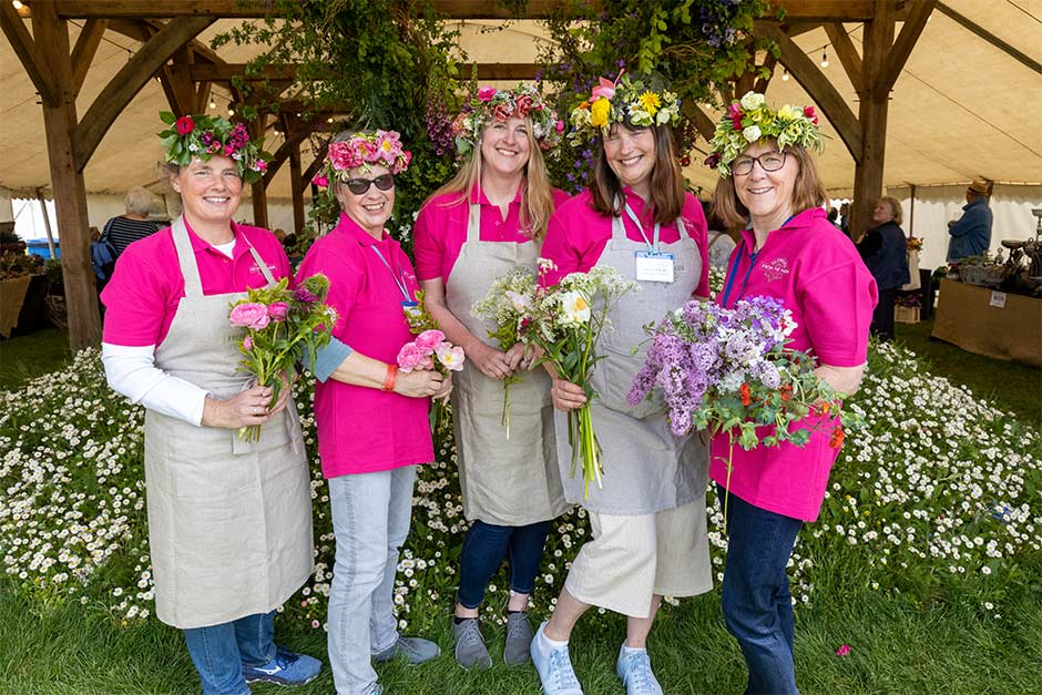 Flowers from the Farm supporting Bloom at RHS Malvern Spring Festival