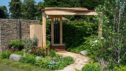 Resilient planting (which can cope with periods of prolonged wet and drought) abounds in this space, with plenty of climate-change ideas for any garden shape