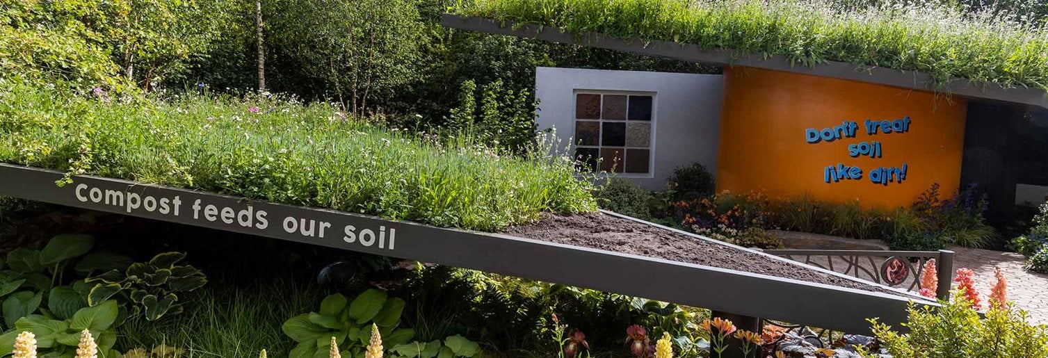 photograph of the garden