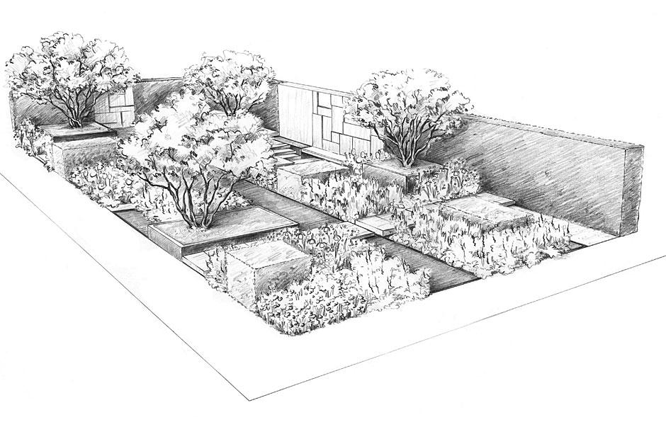 Схема сада рисунок. Марина Крячко ландшафтный дизайнер. Клумбы в графике. Цветник в перспективе. Скетч клумбы.