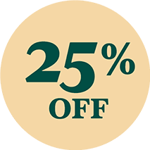 25% off
