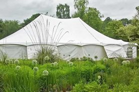 Marquee at RHS Garden Harlow Carr