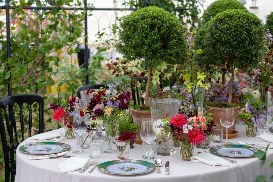 sandringham tablescape