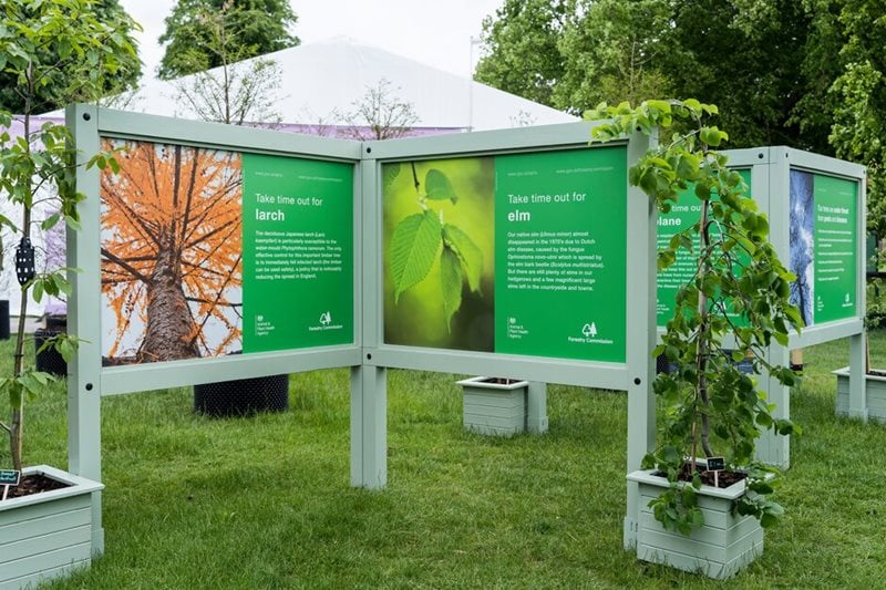 Information boards in the Power of Trees