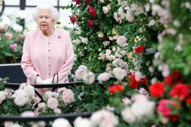HM The Queen at RHS Chelsea Flower Show