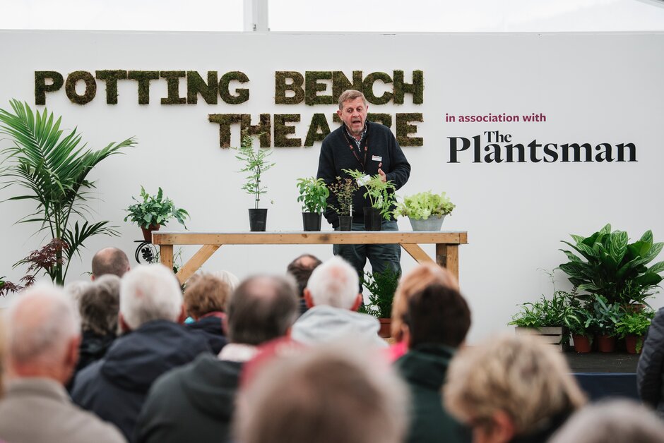 Chris Smith in the Potting Bench Theatre