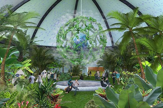 Artist's impression of the Great Conservatory