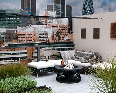 Greening balconies and roof gardens / RHS Gardening