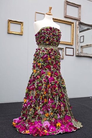 Winning floral gown