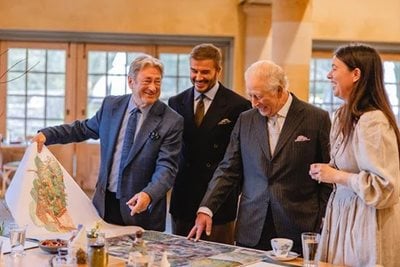 Alan Titchmarsh, Sir David Beckham, The King and Frances Tophill
