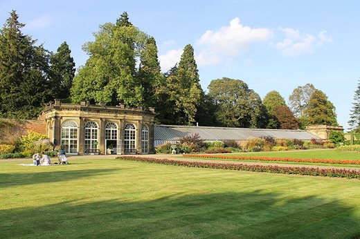 The conservatory, Ripley Castle