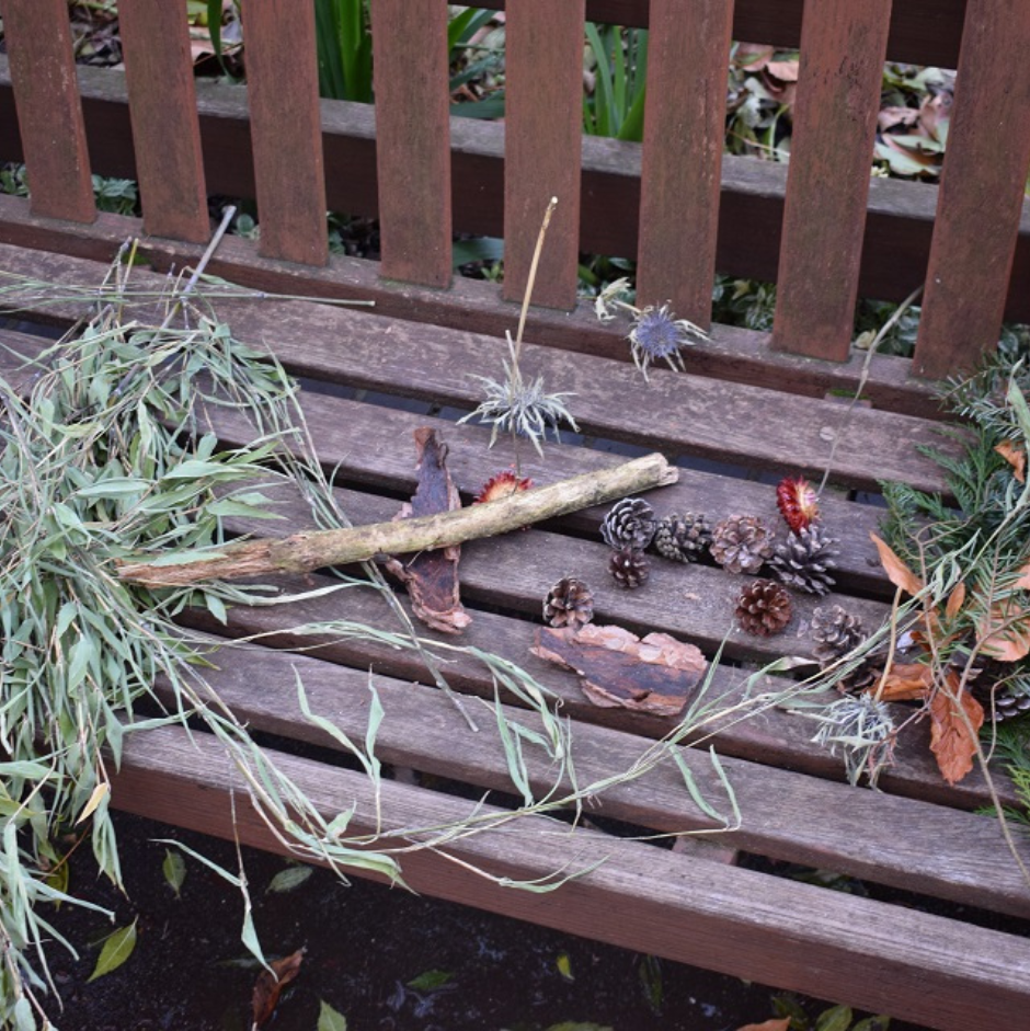 Natural materials to create art with