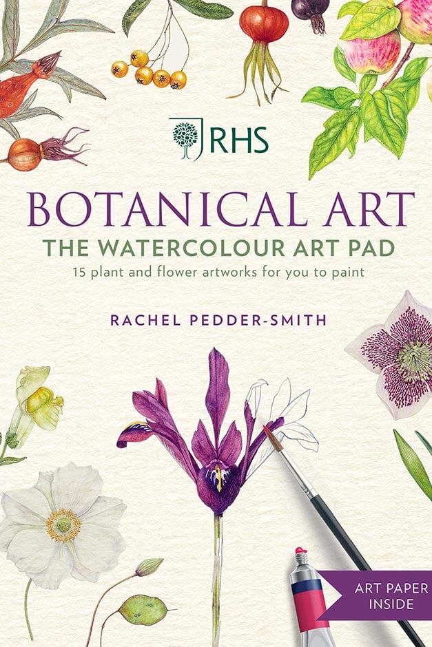 Botanical art watercolour cover