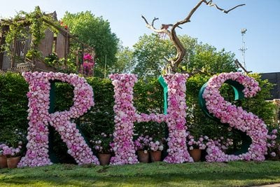 RHS Chelsea floral letters