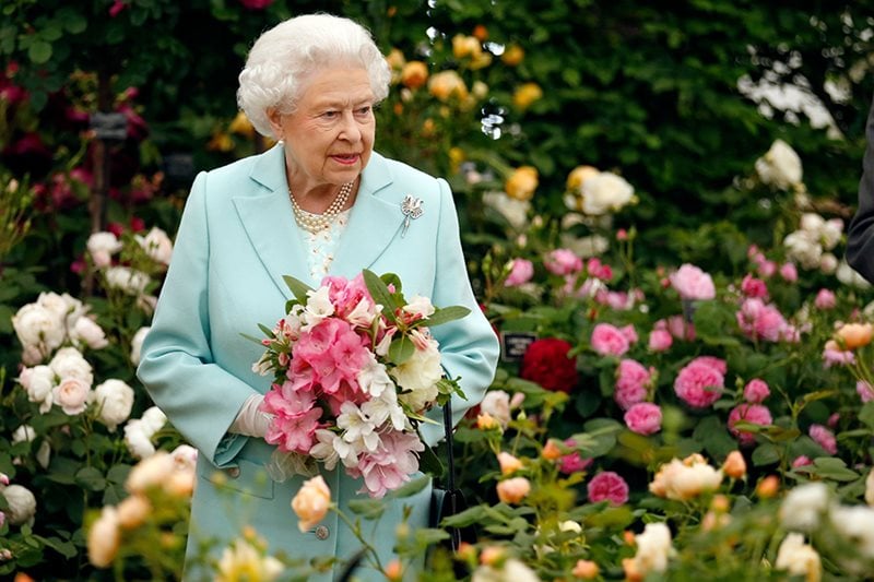 Her Majesty visiting the Great Pavilion at RHS Chelsea in 2016