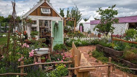 A charming garden that reflects the importance of plants and produce (and the act of growing and touching them) for those living with dementia or their careers