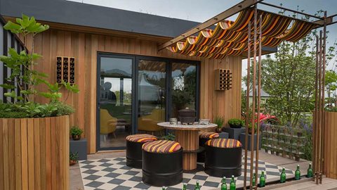 Low cost but high impact, this garden is bursting with ideas