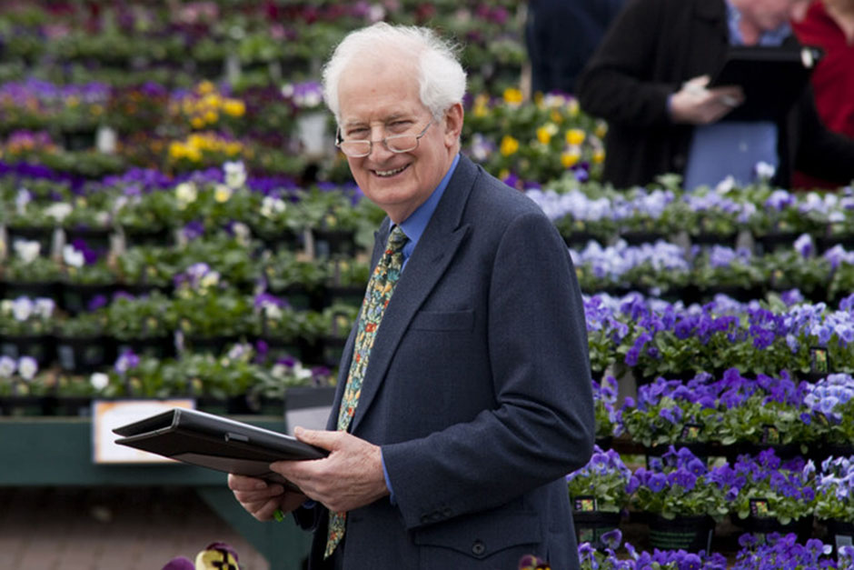Peter Seabrook was a regular at the RHS Chelsea Flower Show