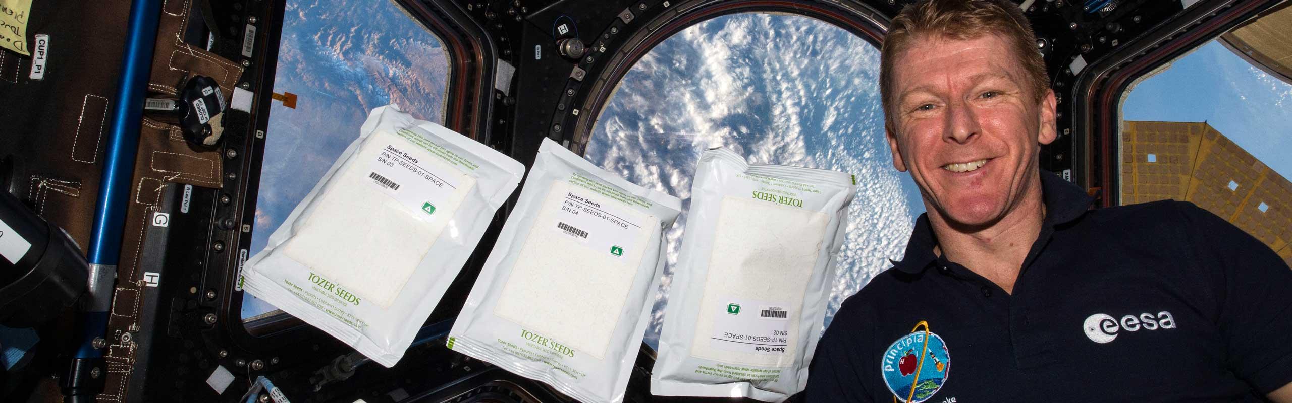 Pupils grow Tim's space seed