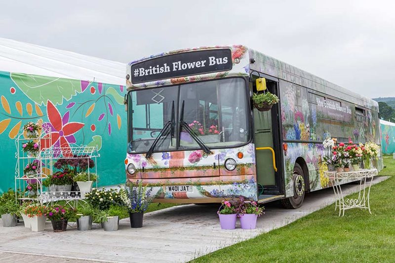 British Flower Bus