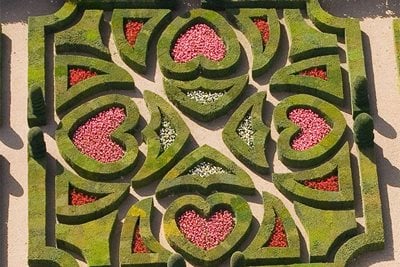 Garden of tender love topiary