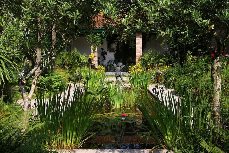 Italian Garden at Lost Gardens of Heligan - Lorna Tremayne