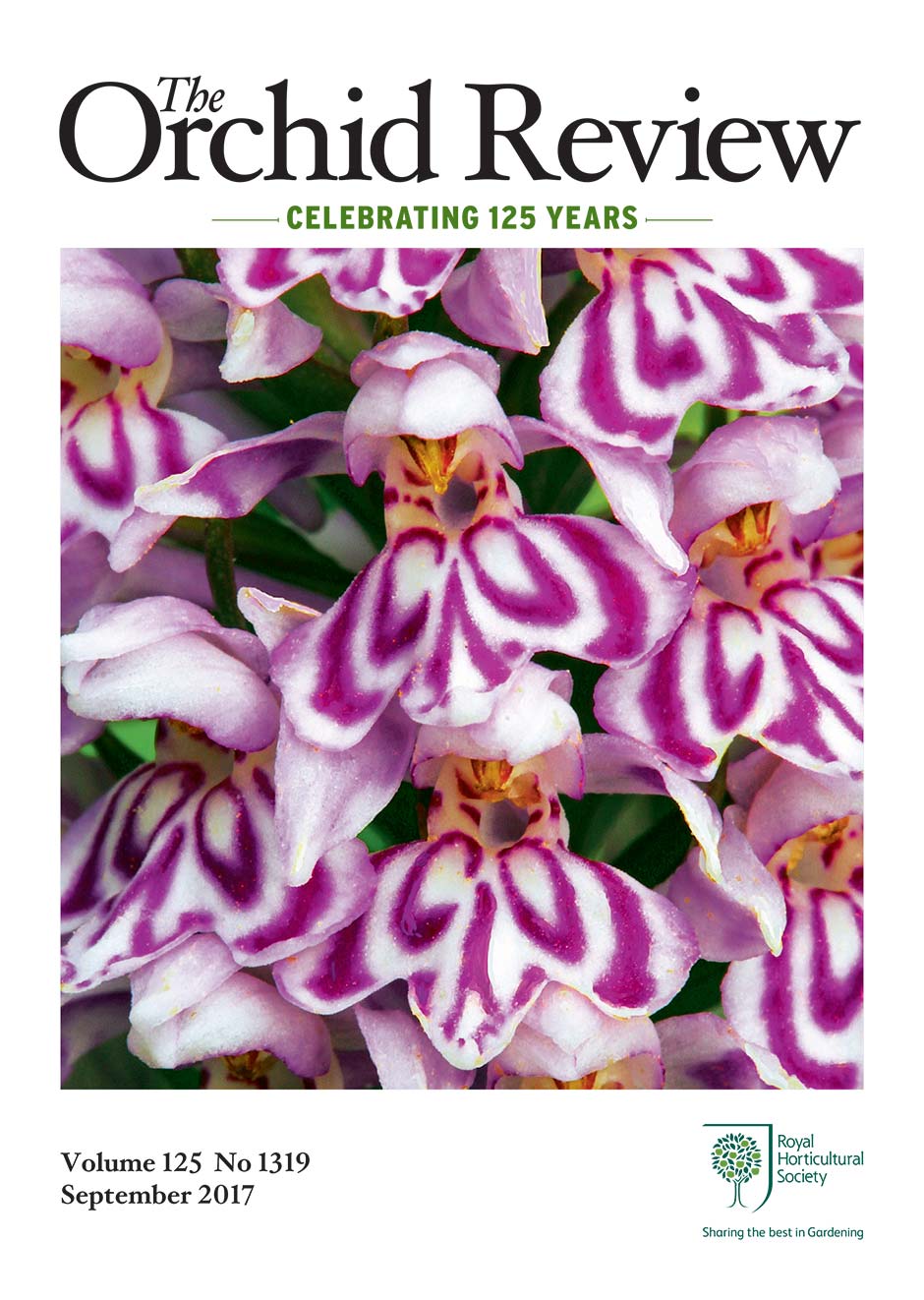 Download articles from the Orchid Review / RHS Gardening