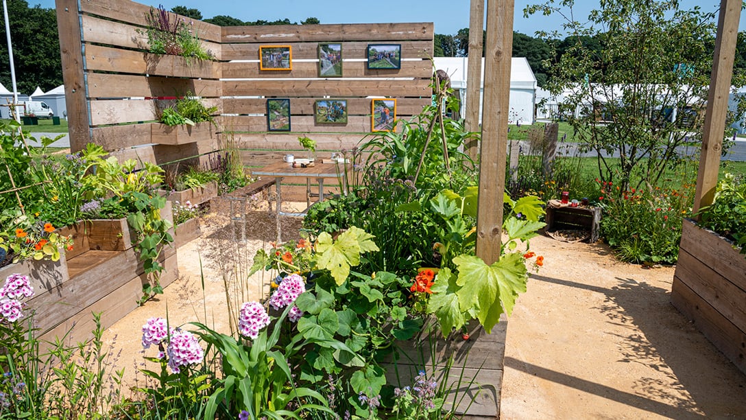The BBC North West Community Garden with the RHS