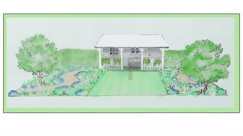 The Cricket Pavilion Garden